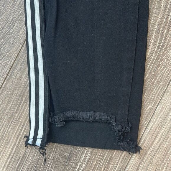 Just Black-Black Jean w/ Double Side White Stripe - Picture 2 of 10